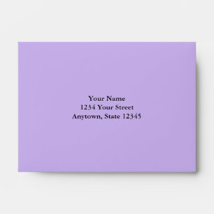 Enveloppes avec adresse préimprimée pourpres