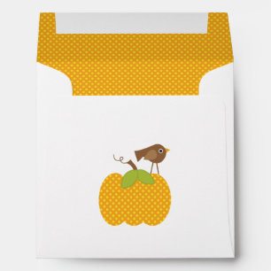 Enveloppes Baby shower d'automne