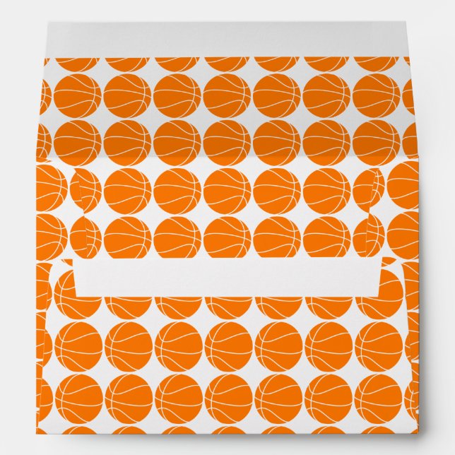 Enveloppes Ballons de basket (Dos (Bas))