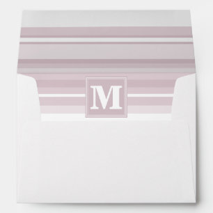 Enveloppes Bandes de quartz roses monogrammes
