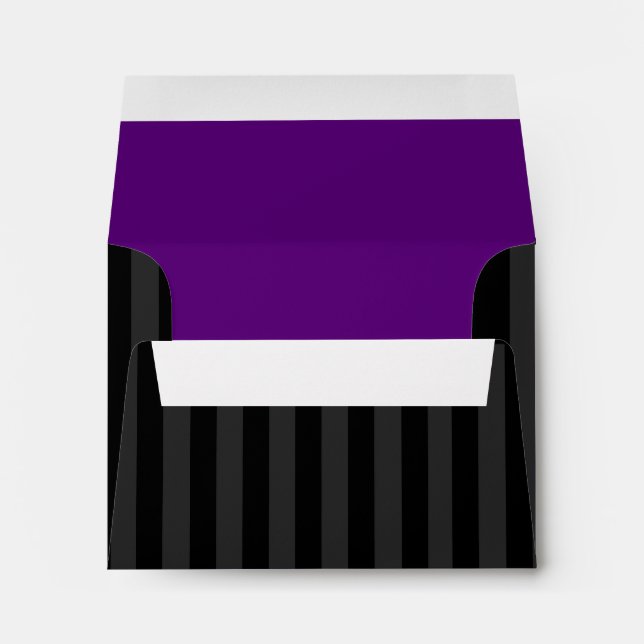 Enveloppes Bar Mitzvah Bal de football violet et noir (Dos (Bas))