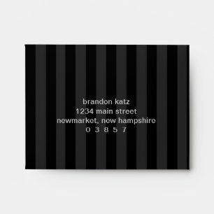 Enveloppes Bar Mitzvah Orange et Black Soccer Ball