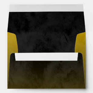 Enveloppes Bar Mitzvah Stylish Yellow Star of David Ombre