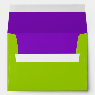 Enveloppes Bar Mitzvah violet et turquoise sur n'importe quel