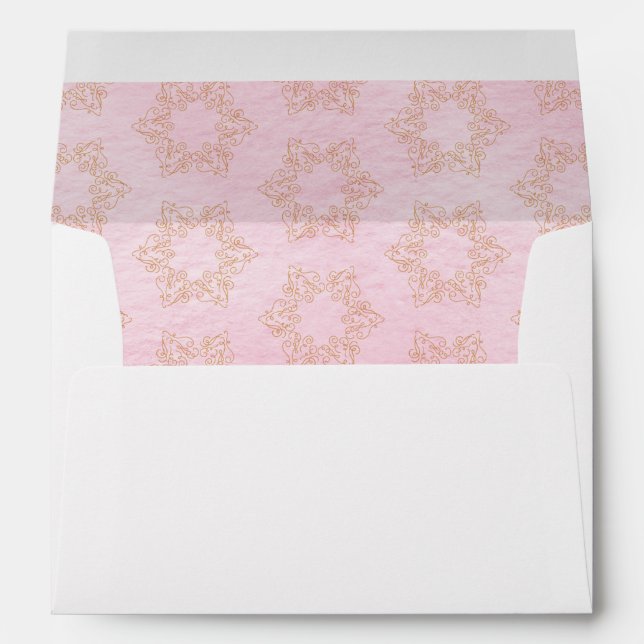Enveloppes Bat mitzvah Star Filigree (Dos (Bas))