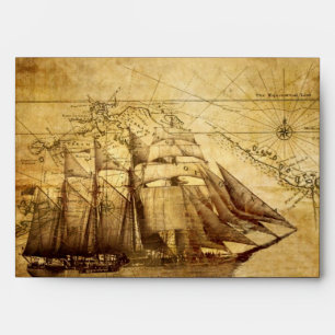 Enveloppes bateau pirate