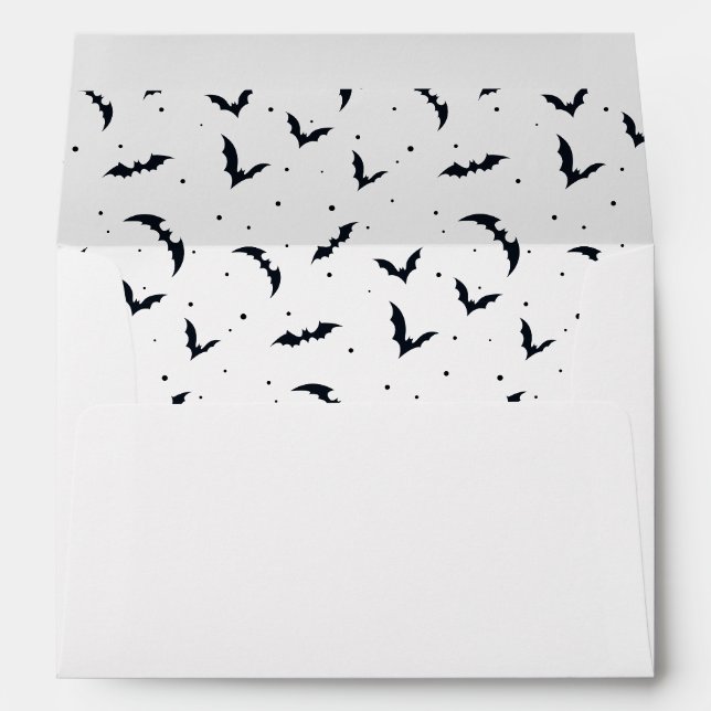 Enveloppes Batty Halloween (Dos (Bas))