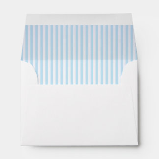 Enveloppes Bébé doux bleu pâle Bleu rayé