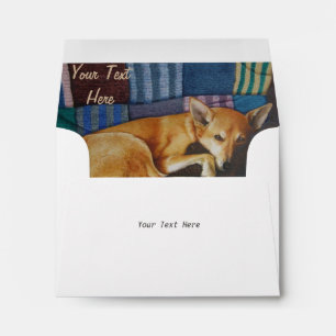 Enveloppes berger allemand labrador portraits mixtes de chien