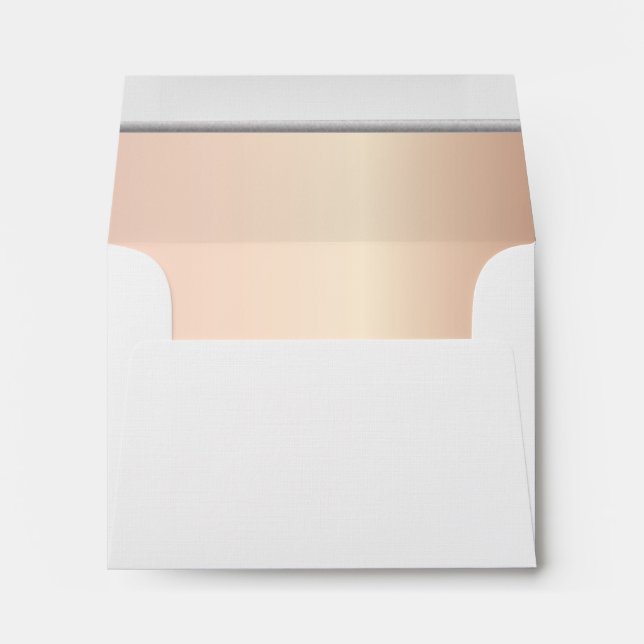 Enveloppes Bijoux à liner Rose Quartz Imprimer avec barre d'a (Dos (Bas))