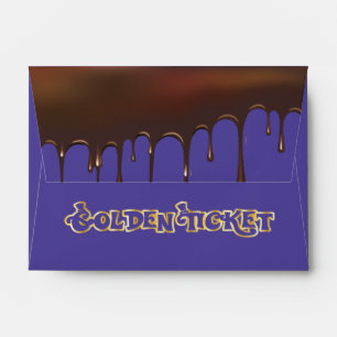 Enveloppes Billet d'or, fête du chocolat