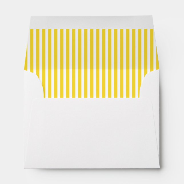 Enveloppes Blancs jaunes verticaux (Dos (Bas))