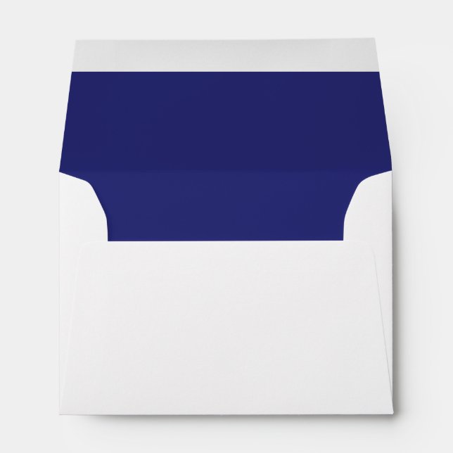 Enveloppes Bleu bleu marine A6 (Dos (Bas))