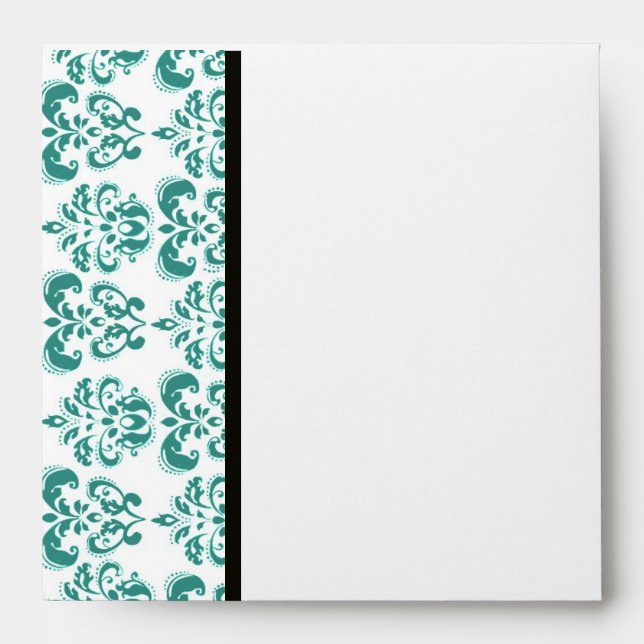 ENVELOPPES BLEU NOIR ET BLANC DOMMASK (Devant)