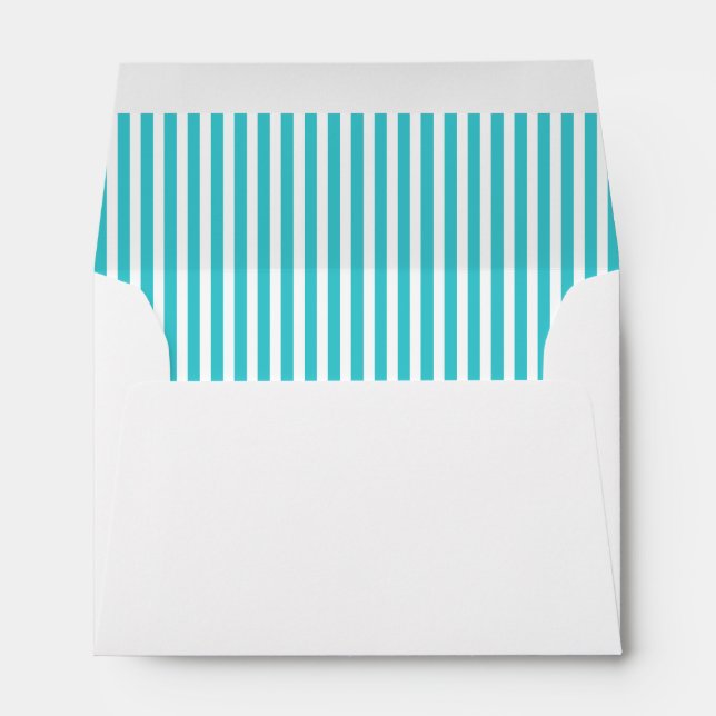 Enveloppes Bleu Turquoise Aqua (Dos (Bas))