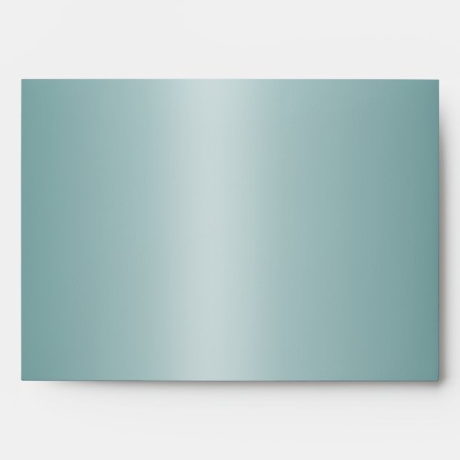 Enveloppes bleues turquoises (Devant)