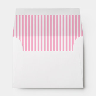 Enveloppes Blinage vertical rose