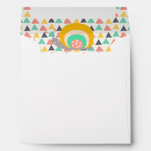Enveloppes Bon escargot sur les triangles