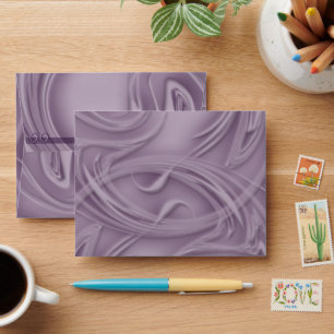Enveloppes Boucles au-dessus du pourpre
