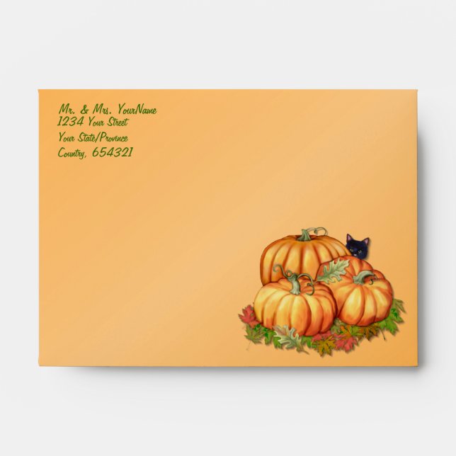 Enveloppes Bounty d'automne -a6 - Personnaliser (Devant)