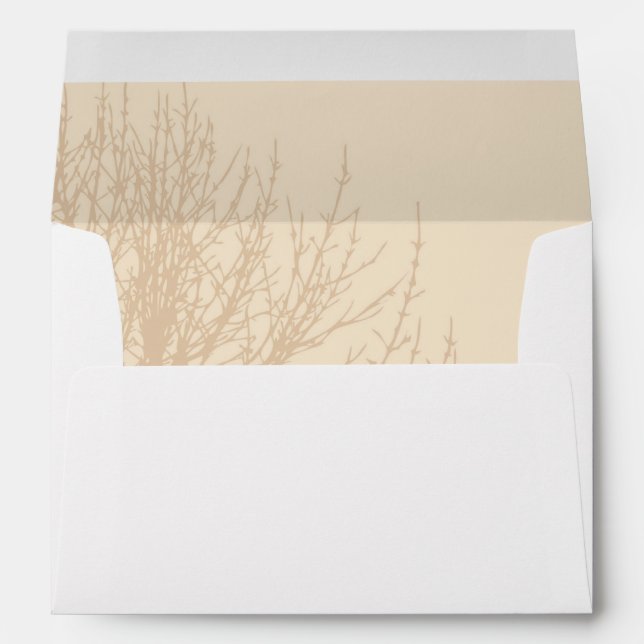 Enveloppes Branches de la nature (Dos (Bas))