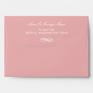 Enveloppes Brouiller les invitations de mariage simples