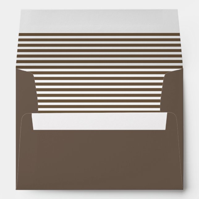 Enveloppes Brown et blanc trié (Dos (Bas))