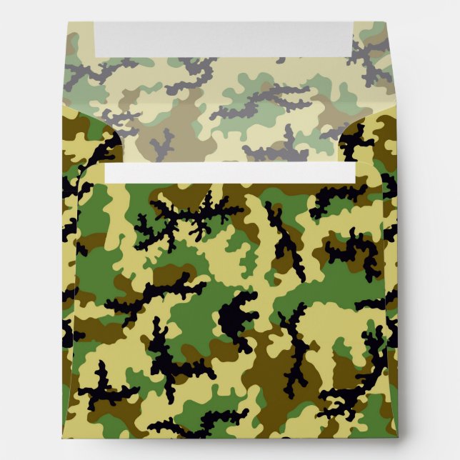 Enveloppes Camouflage des bois (Dos (Bas))