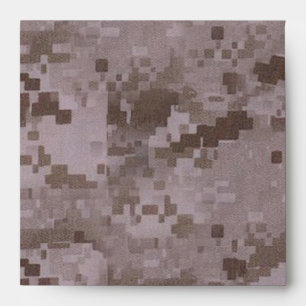 Enveloppes Camouflage numérique du désert