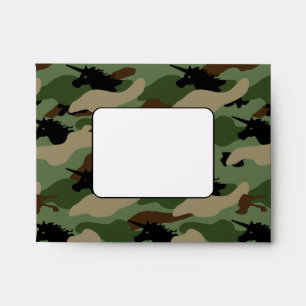 Enveloppes Camouflage Unicorne