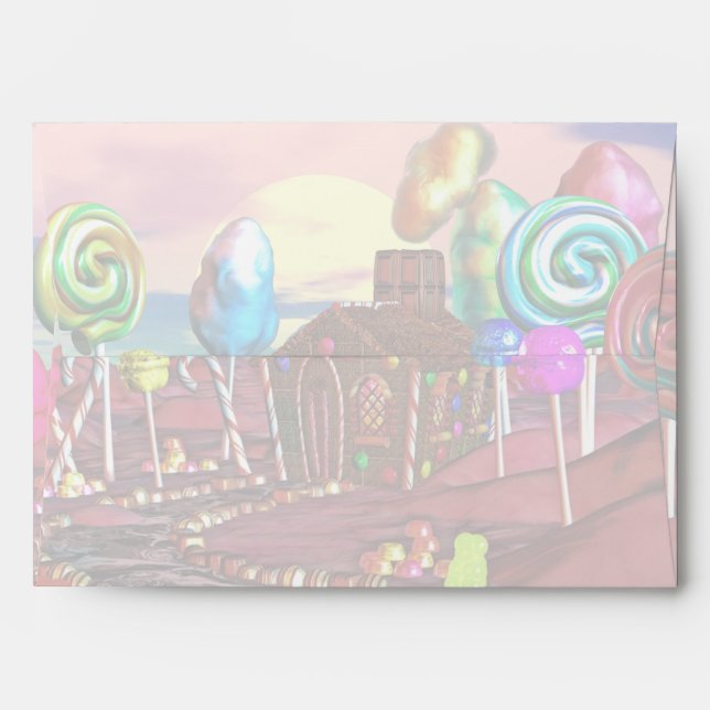 Enveloppes Candyland (Dos (Haut rabat))