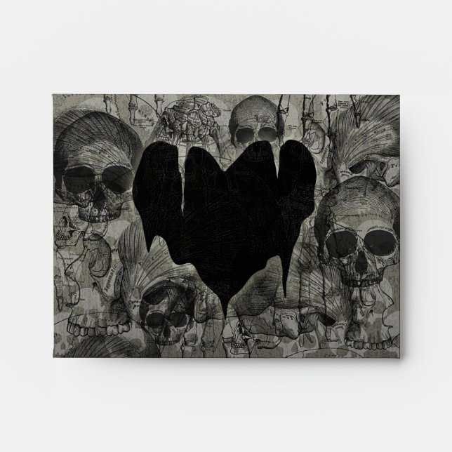 Enveloppes cardiaques Bleak gothiques (Devant)