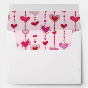 Enveloppes Carrelage de coeur