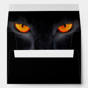Enveloppes Carte de voeux A7/Chat noir