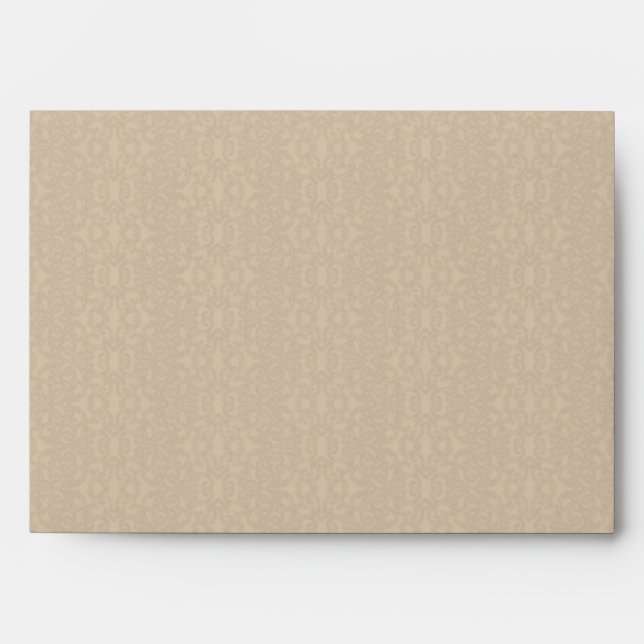 Enveloppes Carte de voeux Tan Lace Envelope-A7 (Devant)
