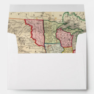 Enveloppes Carte Des États-Unis Et Des Territoires
