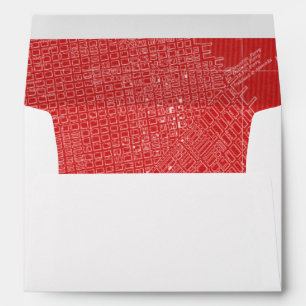 Enveloppes Carte graphique de San Francisco