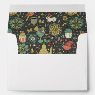 Enveloppes Carte savoureuse au thé clair