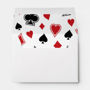 Enveloppes Casino Thème Las Vegas Mariage