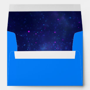 Enveloppes Céleste Aqua Bleu Voie Lactée Centre Galactique