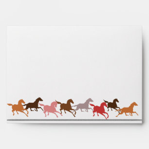 Enveloppes Chevaux sauvages qui courent