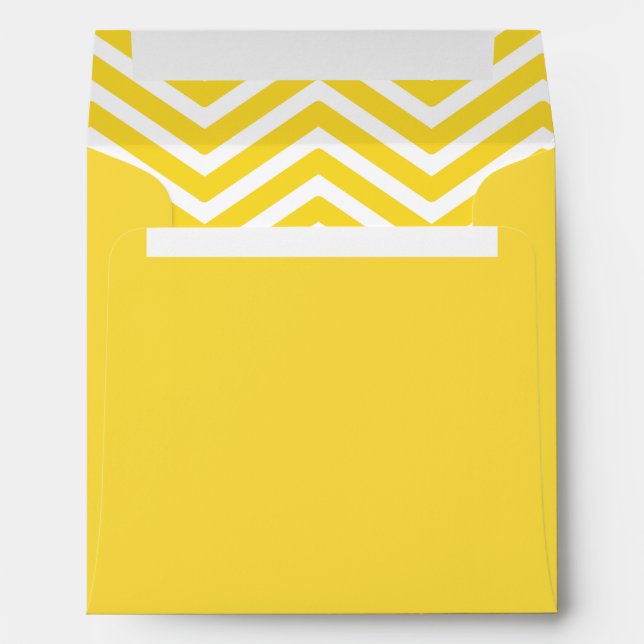 Enveloppes Chevron jaune (Dos (Bas))