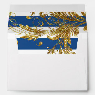 Enveloppes Chic et MODERNE Grandes bandes avec Parties scinti