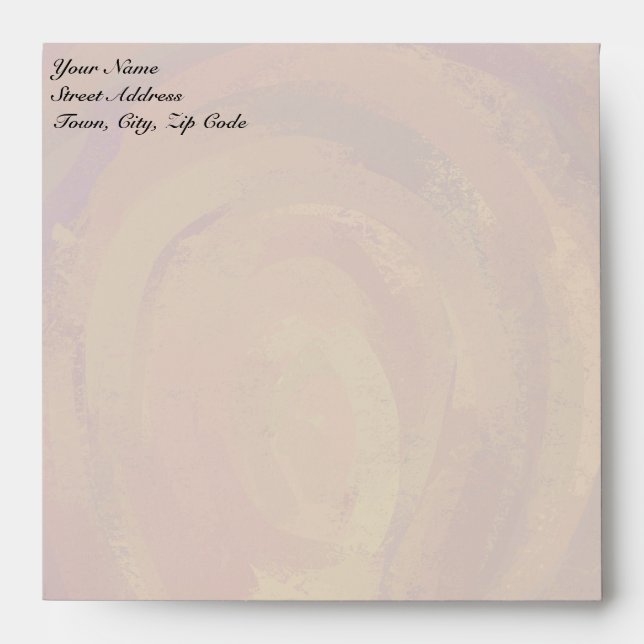 Enveloppes Chocolat Carmel Swirl (Devant)