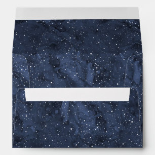 Enveloppes Cieux étoilés d'aquarelle