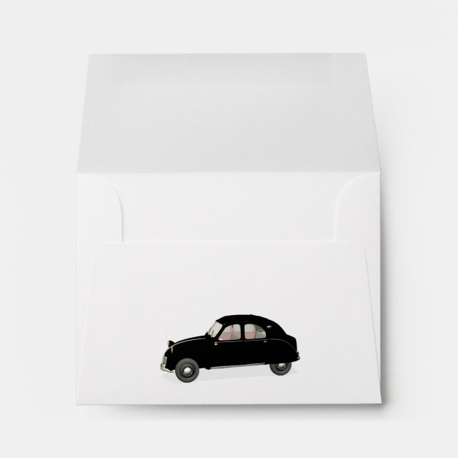 Enveloppes Citroen noir 2CV (Dos (Bas))
