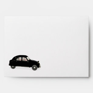 Enveloppes Citroen noir 2CV