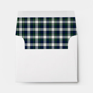 Enveloppes Clan Gordon habit Tartan bleu et blanc plaid