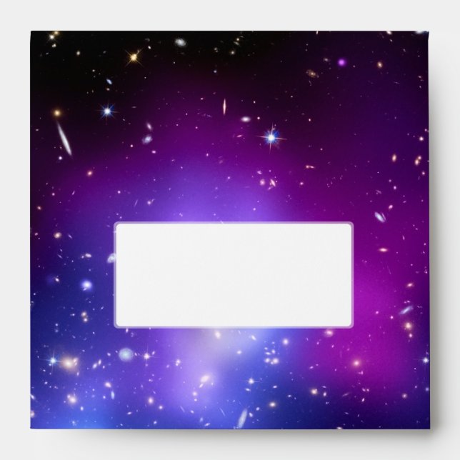 Enveloppes Cluster Galaxy MACS J0717 (télescope Hubble) (Devant)