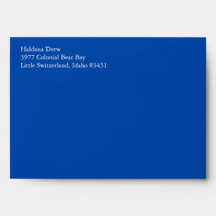 Enveloppes Cobalt Blue A7 5x7 Avec Adresse De Reto